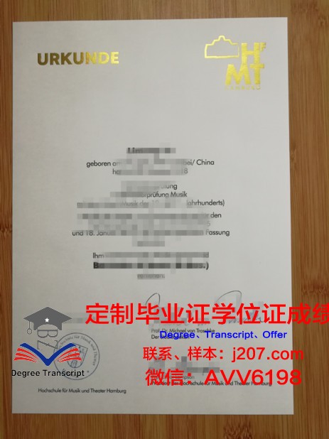 汉堡应用技术大学毕业证防伪(汉堡设计与通讯技术大学)