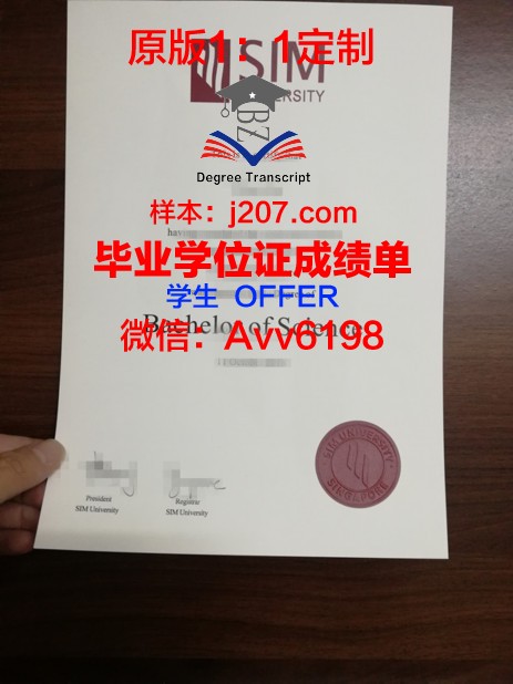 沃尔什会计与工商管理学院硕士毕业证书样本