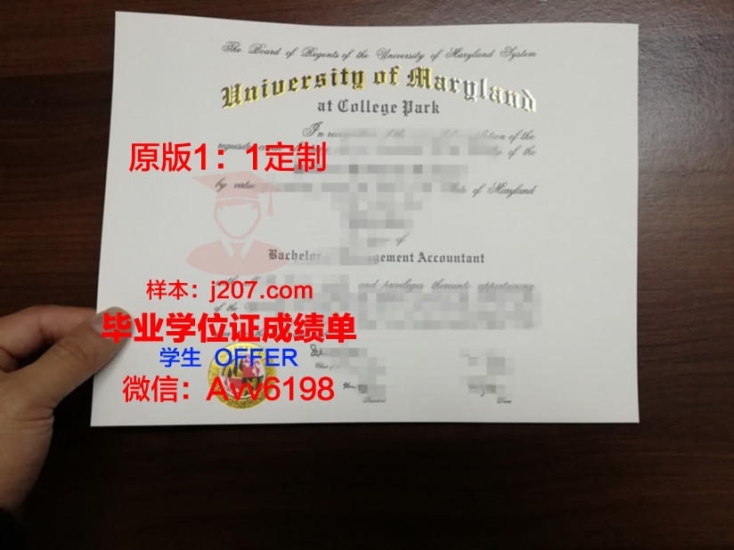 马里兰大学巴尔的摩郡分校毕业证(马里兰大学毕业生)