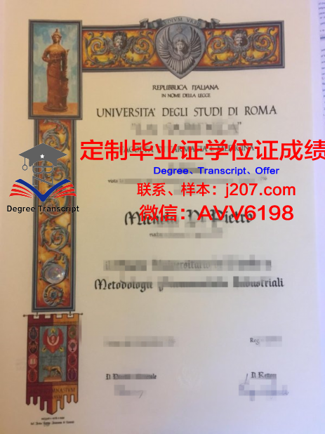 罗马第一大学毕业证图片高清(罗马第一大学世界排名)