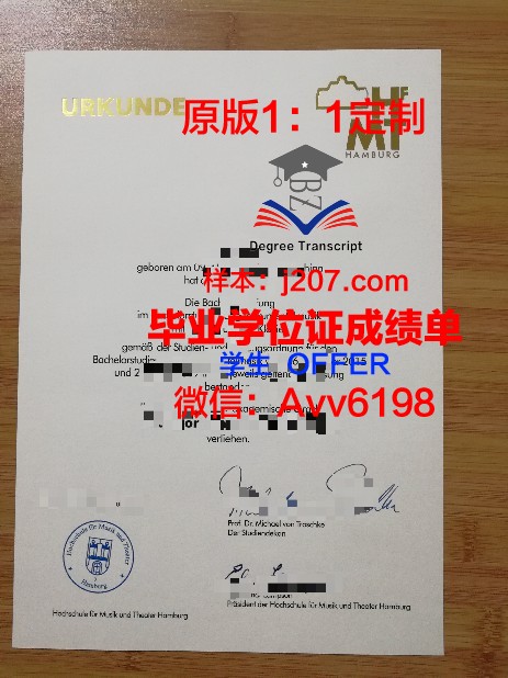 汉堡大学毕业证样式(汉堡大学本科)