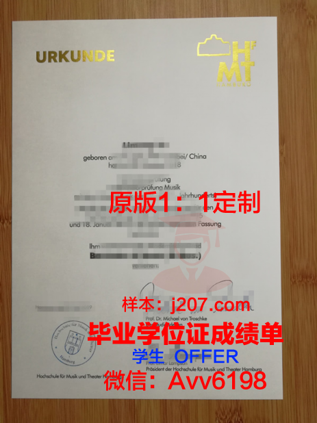 汉堡-哈尔堡工业大学学位成绩单定制:严谨与创新的教育典范