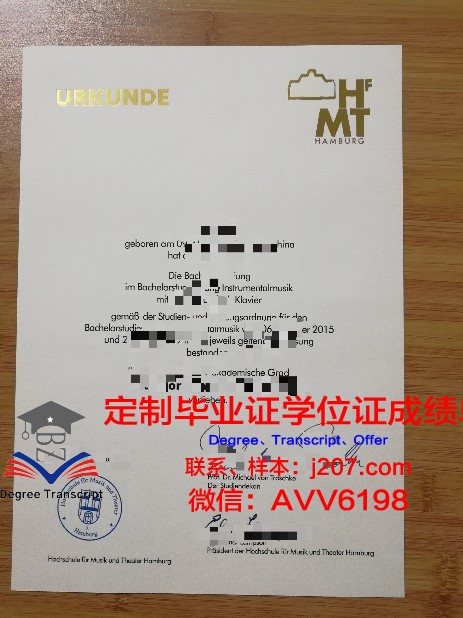 汉堡大学毕业证书图片(汉堡大学本科申请条件)