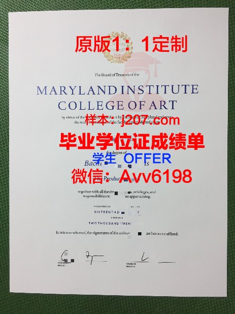 马里兰圣母大学毕业证成绩单