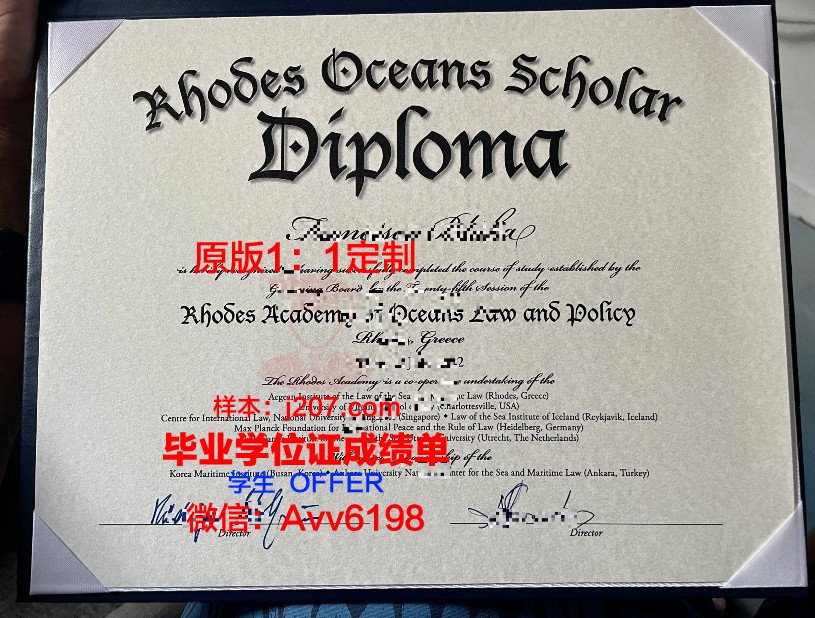 罗德学院硕士(研究生)毕业证 Rhodes College diploma