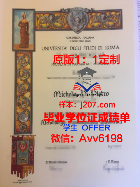 罗马第一大学毕业证书:一份跨越时空的荣耀