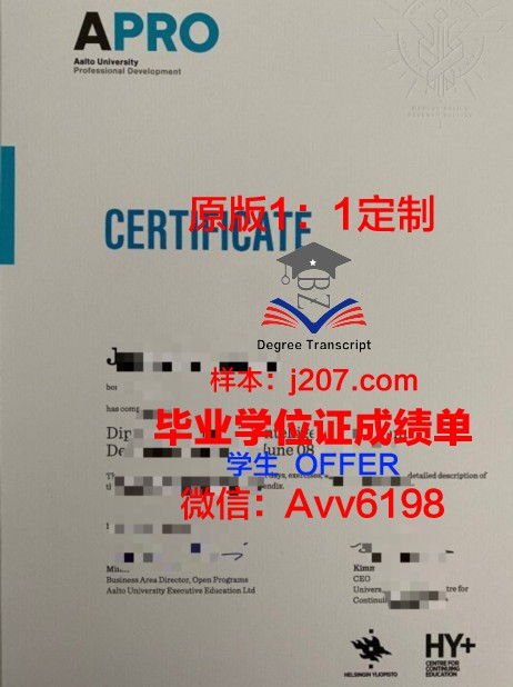 阿尔托大学毕业证高清图(阿尔托大学回国认可度)