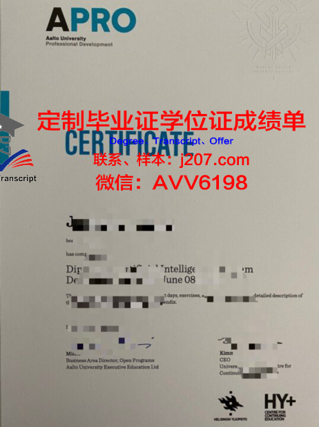 阿尔托大学毕业证定制:追寻梦想的证明