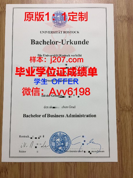 罗斯托克音乐和戏剧学院毕业证书模板(罗斯托克音乐和戏剧学院官网)