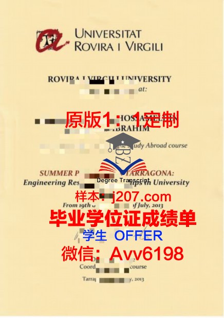 罗维拉·依维尔基里大学成绩单:一所年轻公立大学的学术辉煌