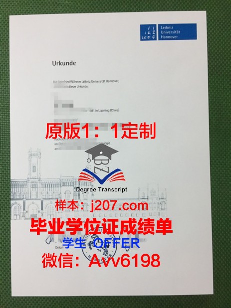 汉诺威学院硕士毕业证:跨越学术巅峰的通行证