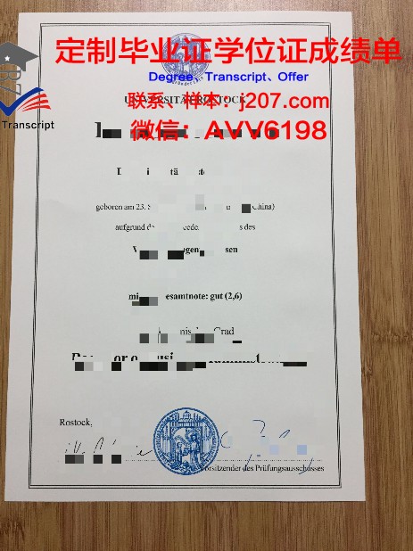 罗斯托克音乐和戏剧学院毕业证书模板(罗斯托克音乐和戏剧学院官网)
