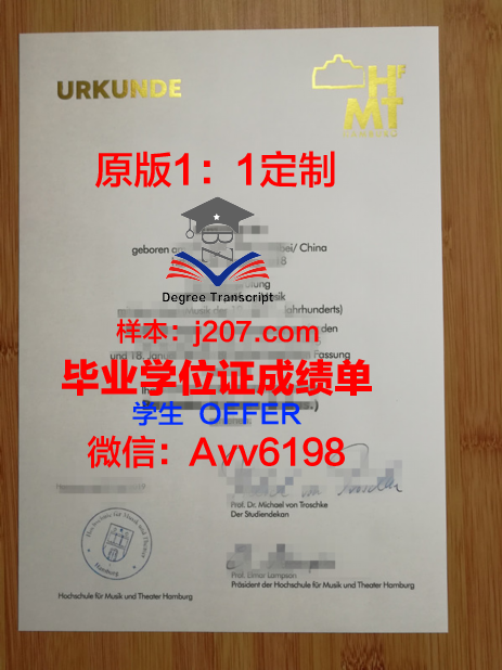 汉堡-哈尔堡工业大学毕业证书图片(汉堡工业大学条件zu)