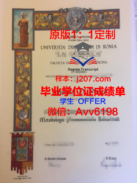 罗马艺术产业高等研究院毕业证书图片(罗马艺术大学怎么样)