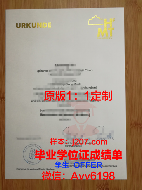 汉堡-哈尔堡工业大学毕业学位