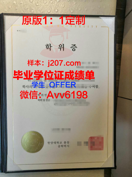 汉阳大学diploma证书(汉阳大学中文授课mba)
