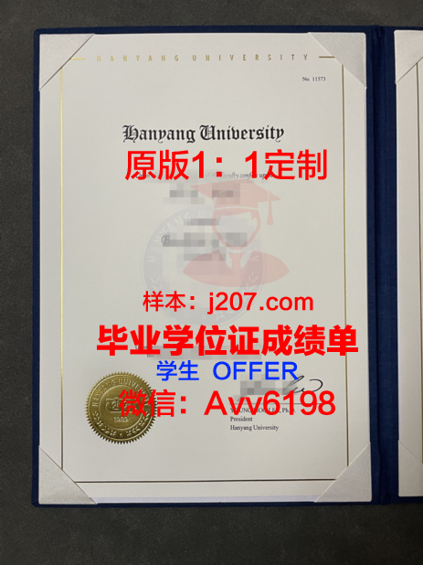 汉阳大学diploma证书(汉阳大学中文授课mba)