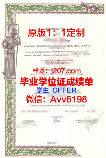 罗马第三大学毕业证书图片(罗马三大多久出成绩)