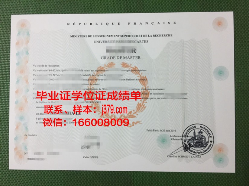 巴黎第七大学工程师学院毕业证模板(巴黎第七大学官网)