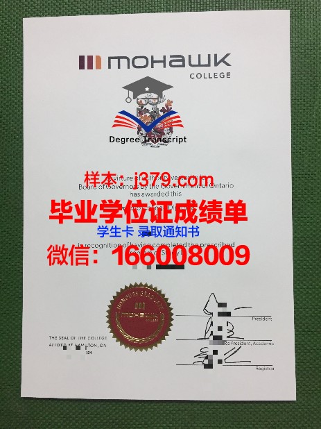 莫霍克应用艺术与技术学院研究生毕业证(莫霍克工业)