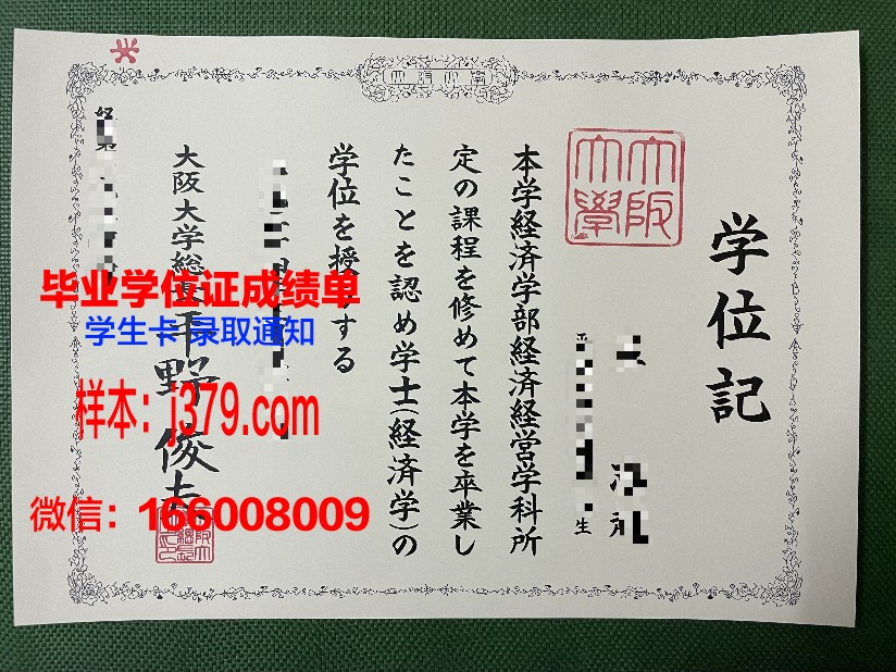 大阪学院大学硕士毕业证:开启国际化教育新篇章