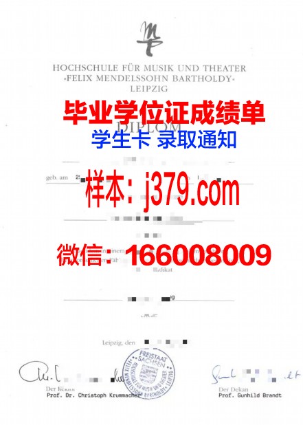 莱比锡HHL管理学院毕业证原版(莱比锡管理研究生院)
