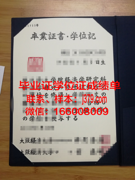 大阪市立大学毕业文凭