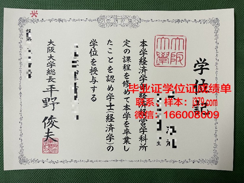 大阪信息计算机专门学校毕业证照片(大阪大学计算机修士)