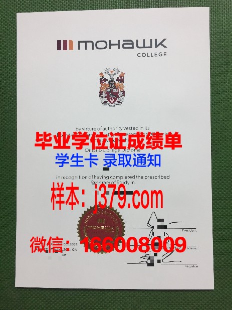 莫霍克应用艺术与技术学院毕业证是什么样子(tc莫霍克)