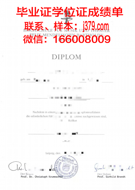 莱比锡HHL管理学院毕业证原版(莱比锡管理研究生院)