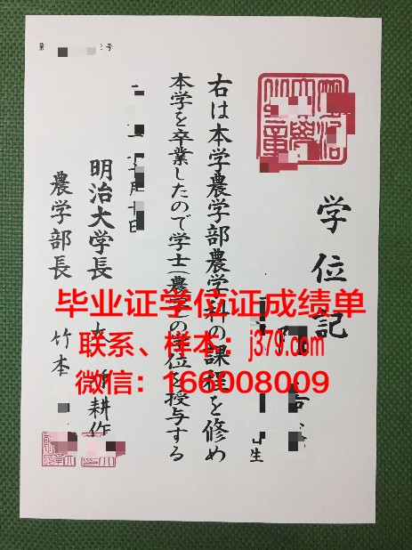 明治学院大学毕业证学位文凭学历Diploma