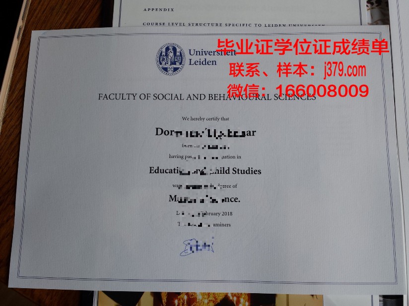 莱顿大学毕业证书图片高清(莱顿大学本科)
