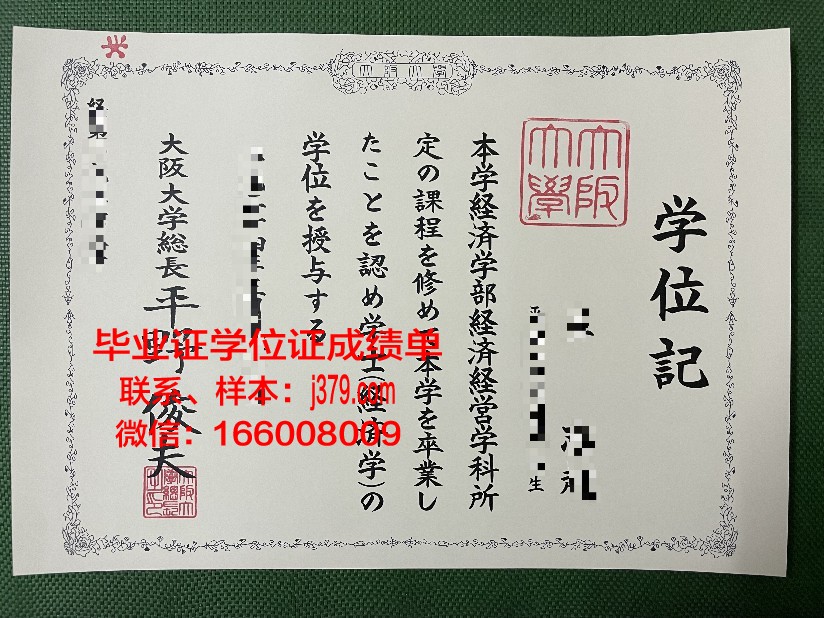 大阪工业大学毕业证书图片高清(大阪工业大学国内承认吗)