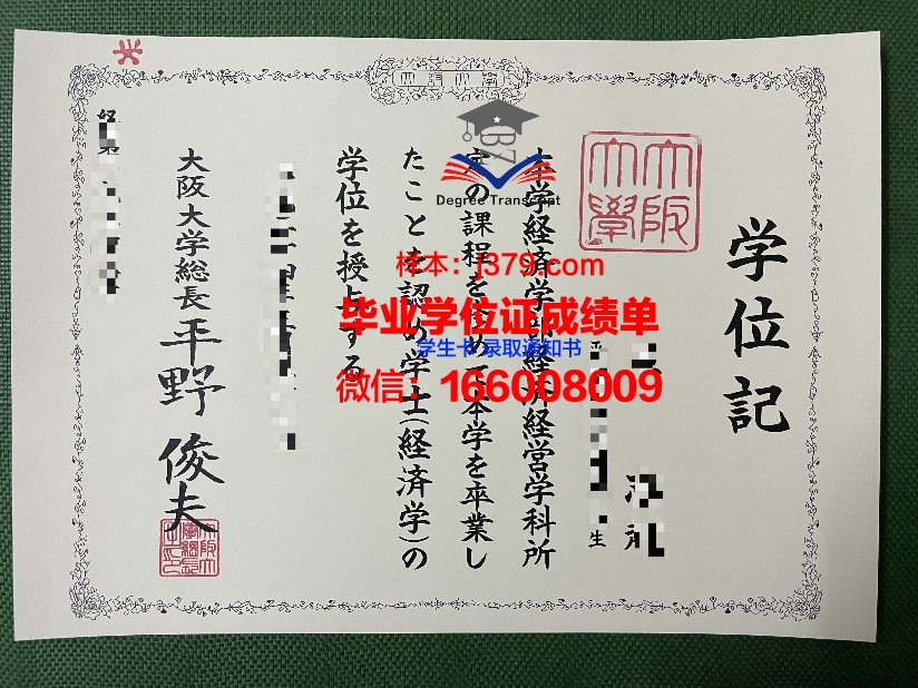 大阪外语学院毕业学位