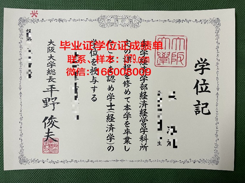 大阪商业大学研究生毕业证(大阪商业大学相当于国内什么水平)