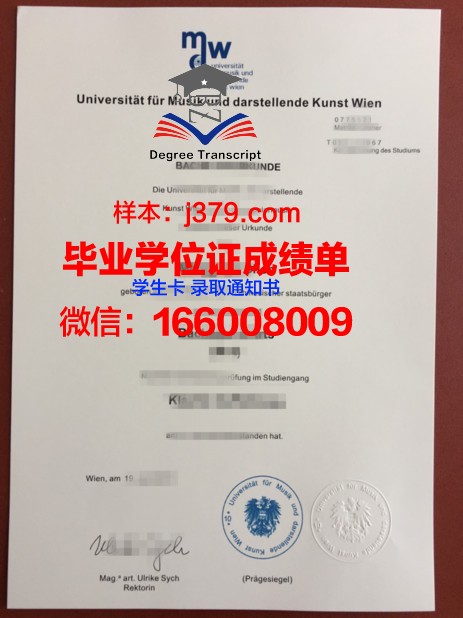 维也纳应用艺术大学博士毕业证:艺术领域的 golden ticket