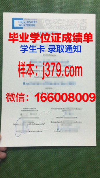 维尔茨堡-施韦因富特应用技术大学本科毕业证(德国维尔茨堡施韦因富特应用技术大学)