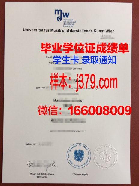 维也纳应用艺术大学毕业证外壳(维也纳艺术学院英语)