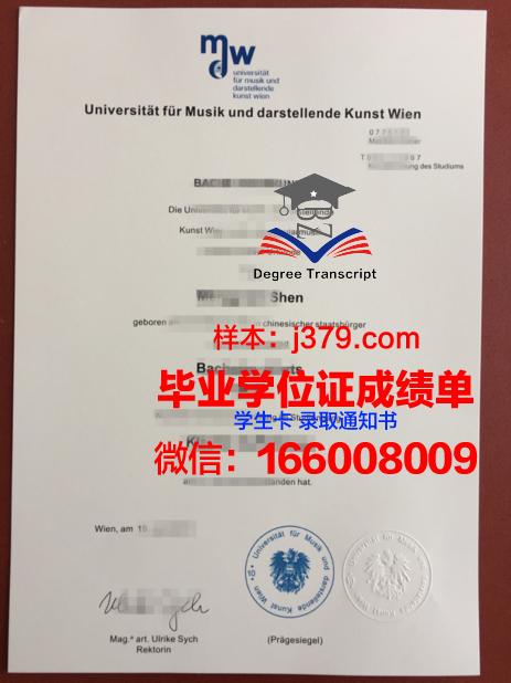 维也纳技术大学证书成绩单(维也纳技术应用大学)