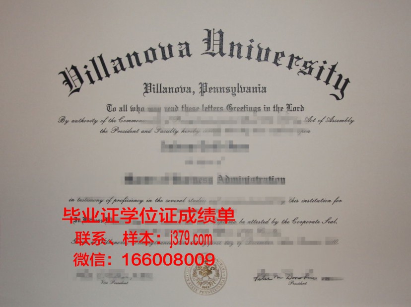 维拉玛丽亚学院毕业文凭