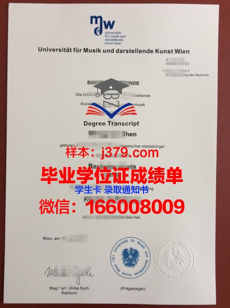 维也纳音乐与艺术市立大学文凭(维也纳音乐及艺术市立大学)