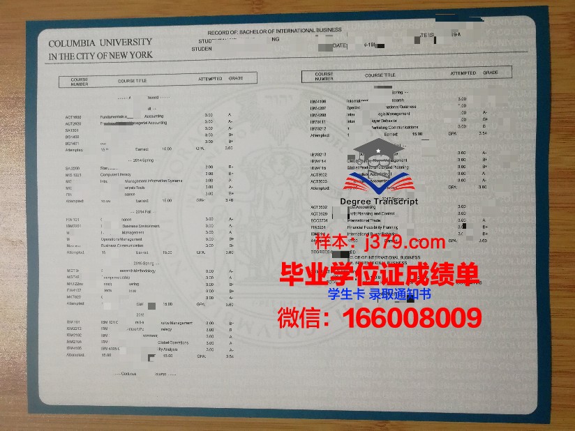 维莱尔国际商学院学位证成绩单:展现国际化教育实力的“成绩单”