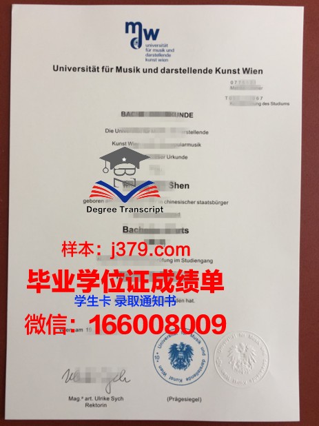 维也纳工业大学成绩单:展现学术实力与教育品质