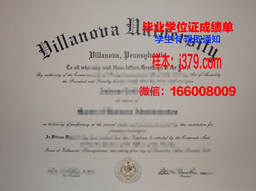 维拉玛丽学院毕业证学位文凭学历Diploma