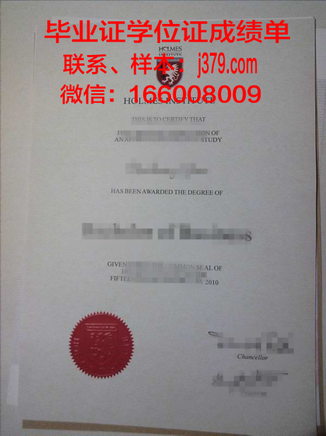 霍尔姆斯学院毕业证样本(霍尔姆斯公司)